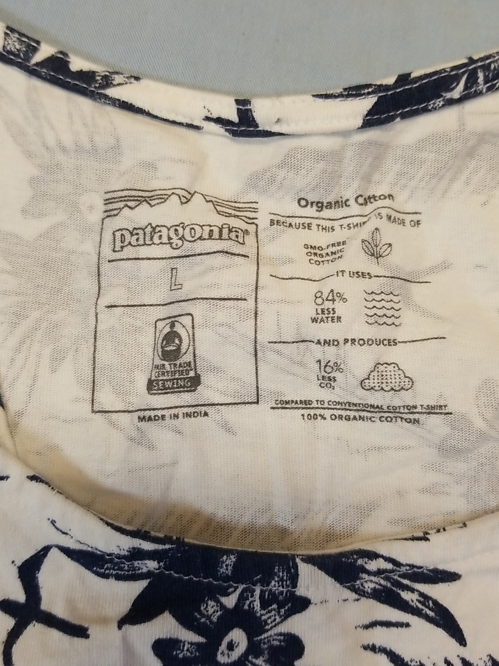Patagonia Wanderer Crest High Neck Organic Tank Top - Picture 5 of 8
